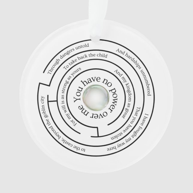 Ornamento 'Você Não Tem Poder Sobre Mim' (Frente)