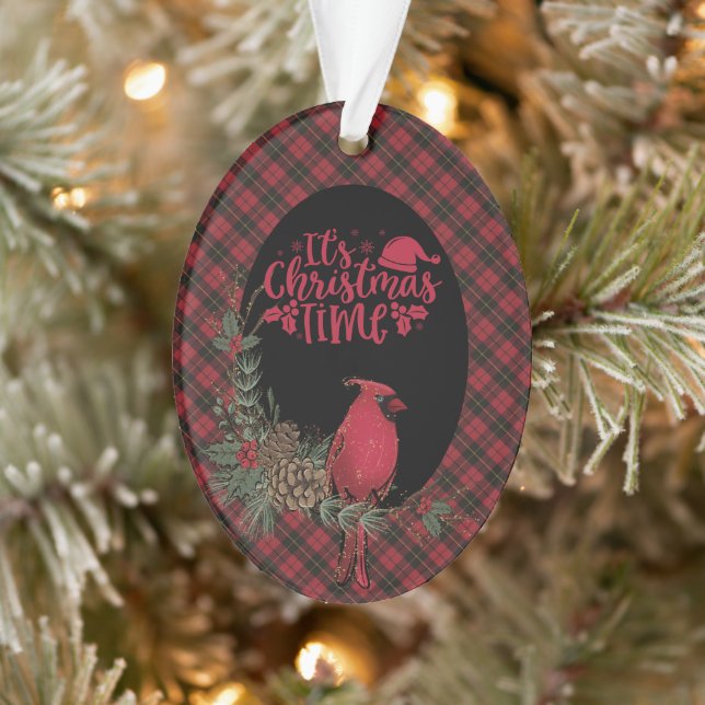 Ornamento Wallace Red  Original Scottish Tartan Christmas (Árvore)