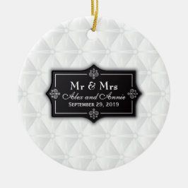 Ornamento Wedding personalizado luxuoso de |