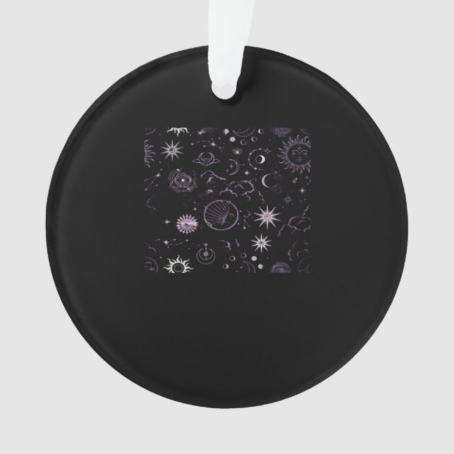 Ornamento Whimsigoth Sun Moon Witchy Classic (Frente)