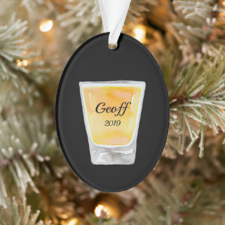 Ornamento Whiskey Shot Personalizado