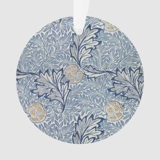 Ornamento William Morris Apple Fllower Design (Frente)