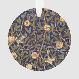 Ornamento William Morris Bird E Pomegranate Vintage Art