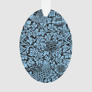 Ornamento William Morris Floral Pattern Bird Anenome