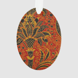 Ornamento William Morris India Red Floral