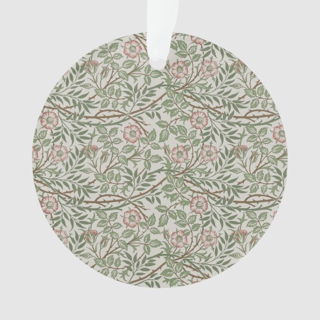 Ornamento William Morris Sweetbriar Floral Art Nouveau (Frente)