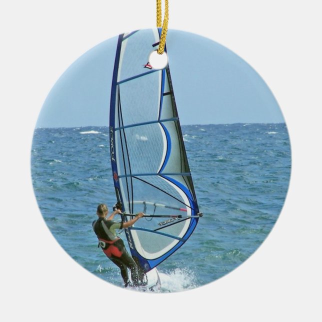 Ornamento Windsurfing tropical (Frente)