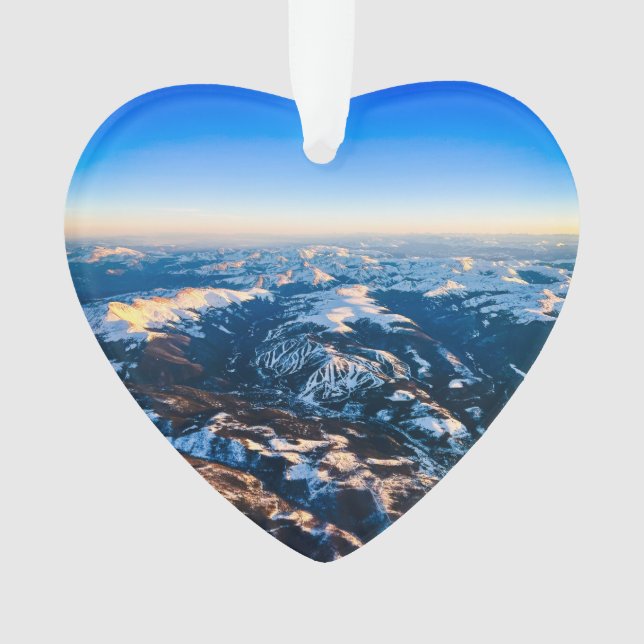 Ornamento Winter Park Heart (Frente)
