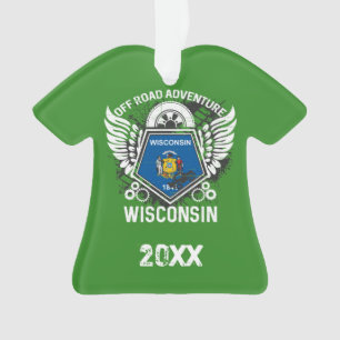 Ornamento Wisconsin Off Road Adventure 4x4 Trails Mudim