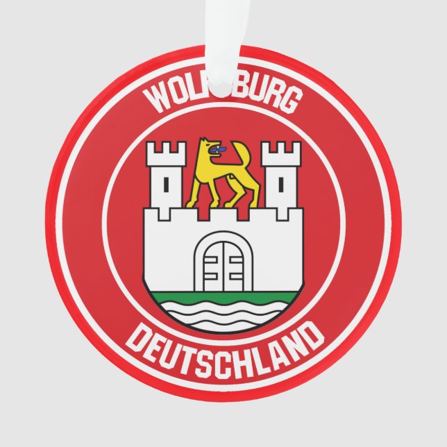 Ornamento Wolfsburg Round Emblem (Frente)