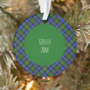Ornamento Xadrez escocesa Smith Clan Tartan