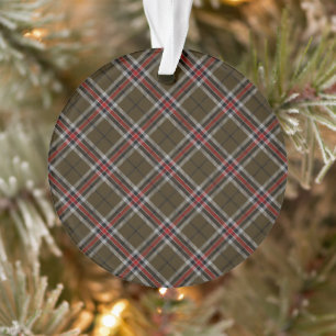 Ornamento Xadrez Tartan do Distrito de Loch Ness
