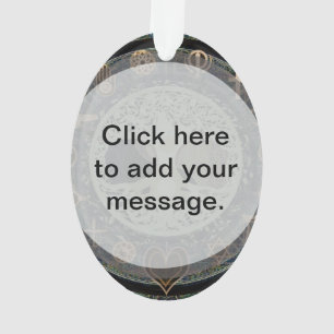 Ornamento Yin retro vivo calmo Yang w/Tree da vida