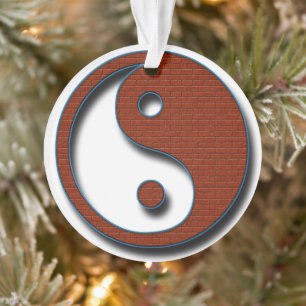 Ornamento Yin Yang por Shirley Taylor
