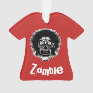 Ornamento Zombie - Em Vermelho