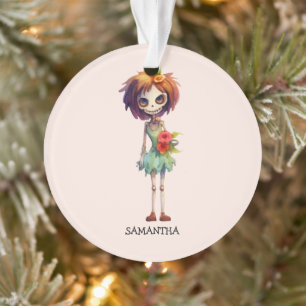 Ornamento Zombie Halloween, Criança Cuta Personalizada (4)