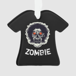 Ornamento ZOMBIE olhos laranja