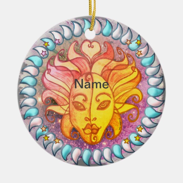 ornamentos de aniversário de Gemini (Frente)