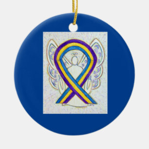 Ornamentos de Anjo da Fita de Sensibilização do Ca