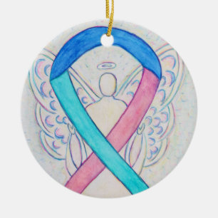 Ornamentos de Arte Personalizada Anjo da Faixa de