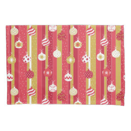 Ornamentos de Árvore de Natal Amarelo Vermelho