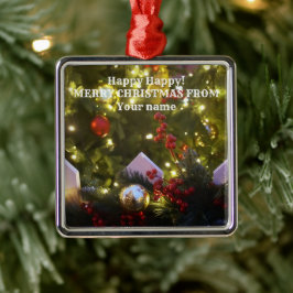 ornamentos de árvores de Natal