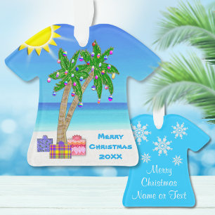 Ornamentos de Árvores de Natal Personalizadas e Tr