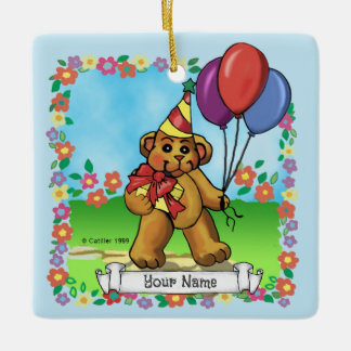 ornamentos de Festa de aniversário de Urso