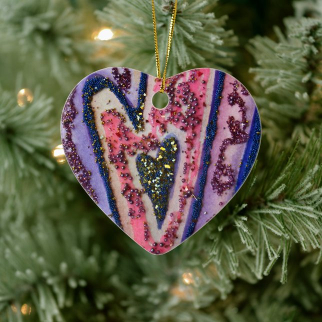 Ornamentos de presentes de fadas Douradas rosa (Árvore)