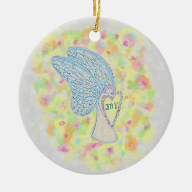 Ornamentos de presentes de Natal Personalizado do  (Frente)