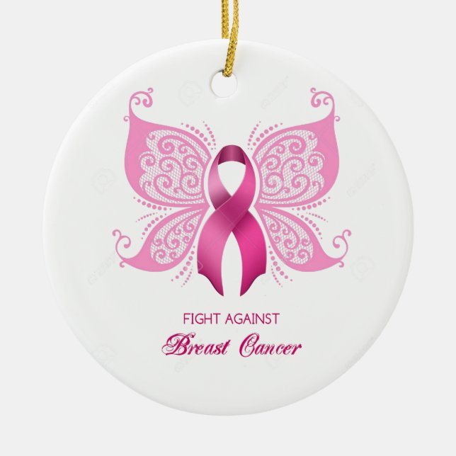 Ornamentos do Cancer da Mama (Frente)