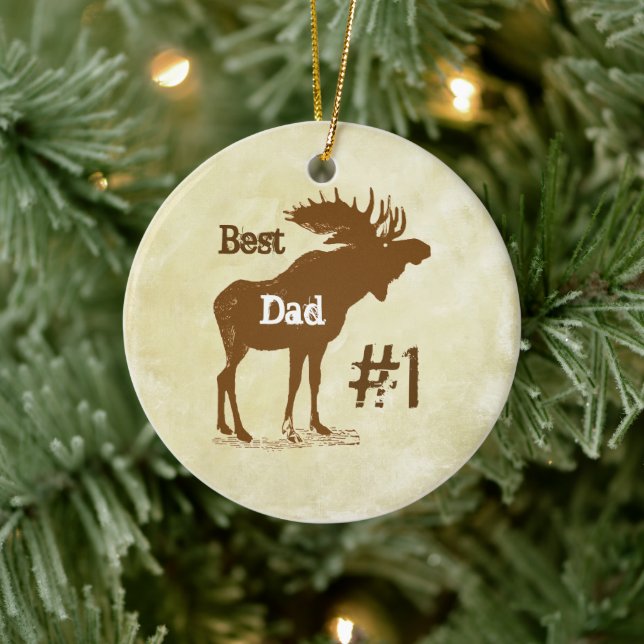 Ornamentos do Prêmio Melhor Padre Moose (Árvore)