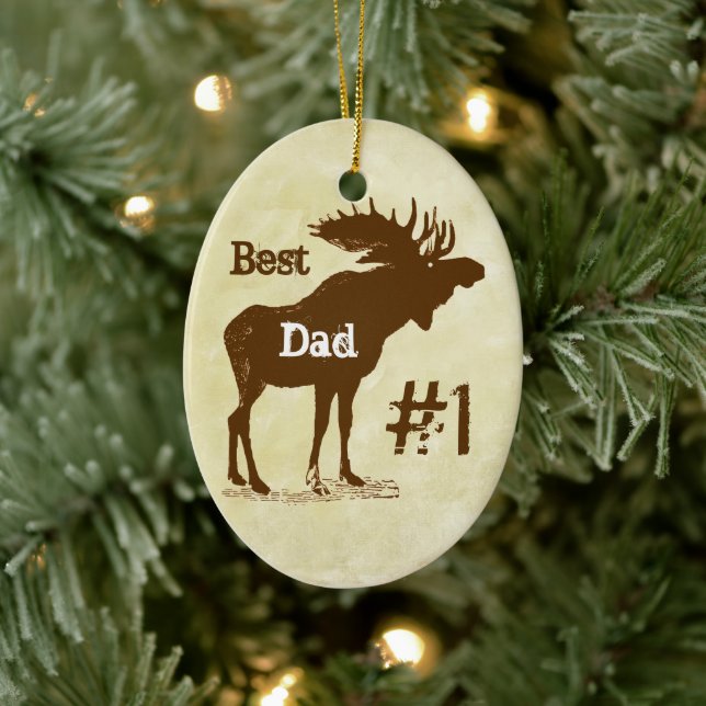 Ornamentos do Prêmio Melhor Padre Moose (Árvore)