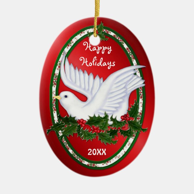 Ornamentos Dove & Holly (Frente)