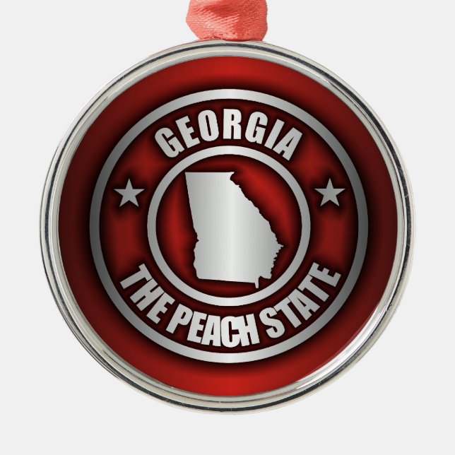 Ornamentos "Georgia Steel" (Vermelho) (Frente)