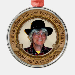 Ornamentos Memoriais Personalizados com Imagem