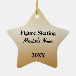 Ornamentos ou Prêmios de equipes de esporte preto