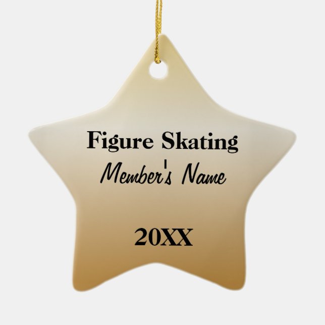 Ornamentos ou Prêmios de equipes de esporte preto  (Frente)