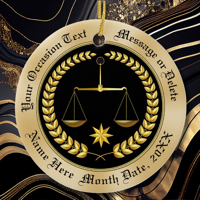 Ornamentos personalizados baratos de advogados, ce (Attorney Christmas Ornament. Cheap Attorney Gifts. Attorney graduation gifts or attorney party favor)