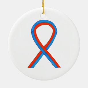 Ornamentos Personalizados da Fita de Consciência
