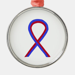 Ornamentos Personalizados da Fita de Consciência