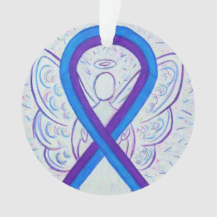 Ornamentos Personalizados da Fita de Consciência
