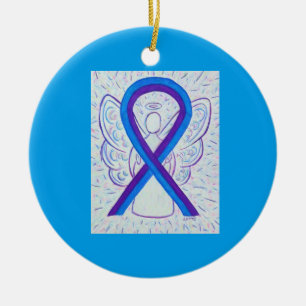 Ornamentos Personalizados da Fita de Consciência A