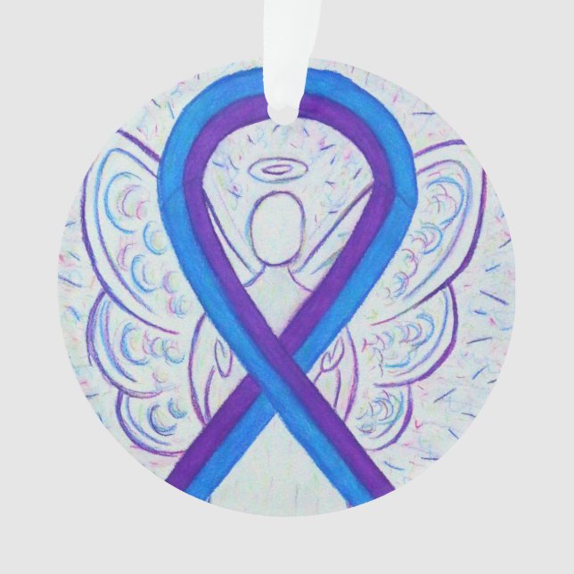 Ornamentos Personalizados da Fita de Consciência A (Frente)