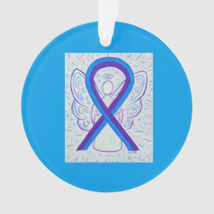 Ornamentos Personalizados da Fita de Consciência A