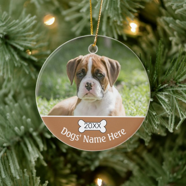 Ornamentos personalizados de cães (Árvore)
