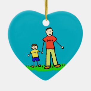 Ornamentos Personalizados de Caracteres Familiares