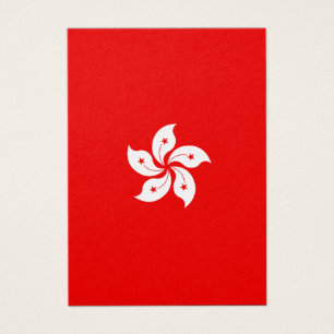 Orquídea branca da bandeira de Hong Kong no