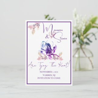 Orquídea Branca Elegante Salve O Cartão De Casamen