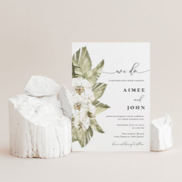 Orquídea Branca Que Fazemos Convite De Casamento